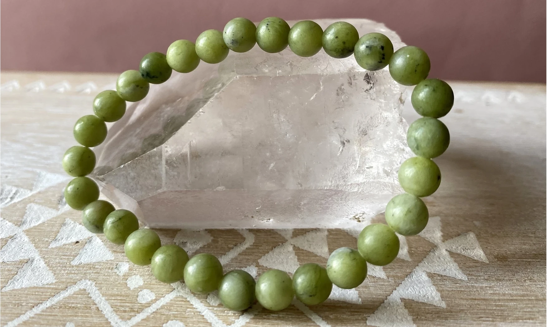 Jade round beads Bracelet