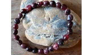 Grenat Bracelet Pépite pierres