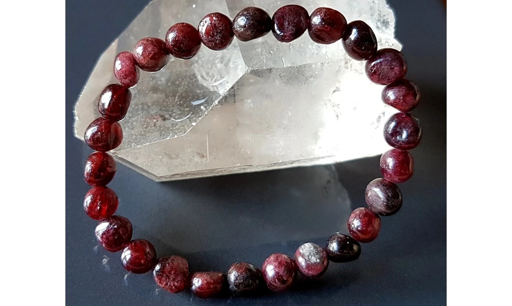 Grenat Bracelet Pépite pierres