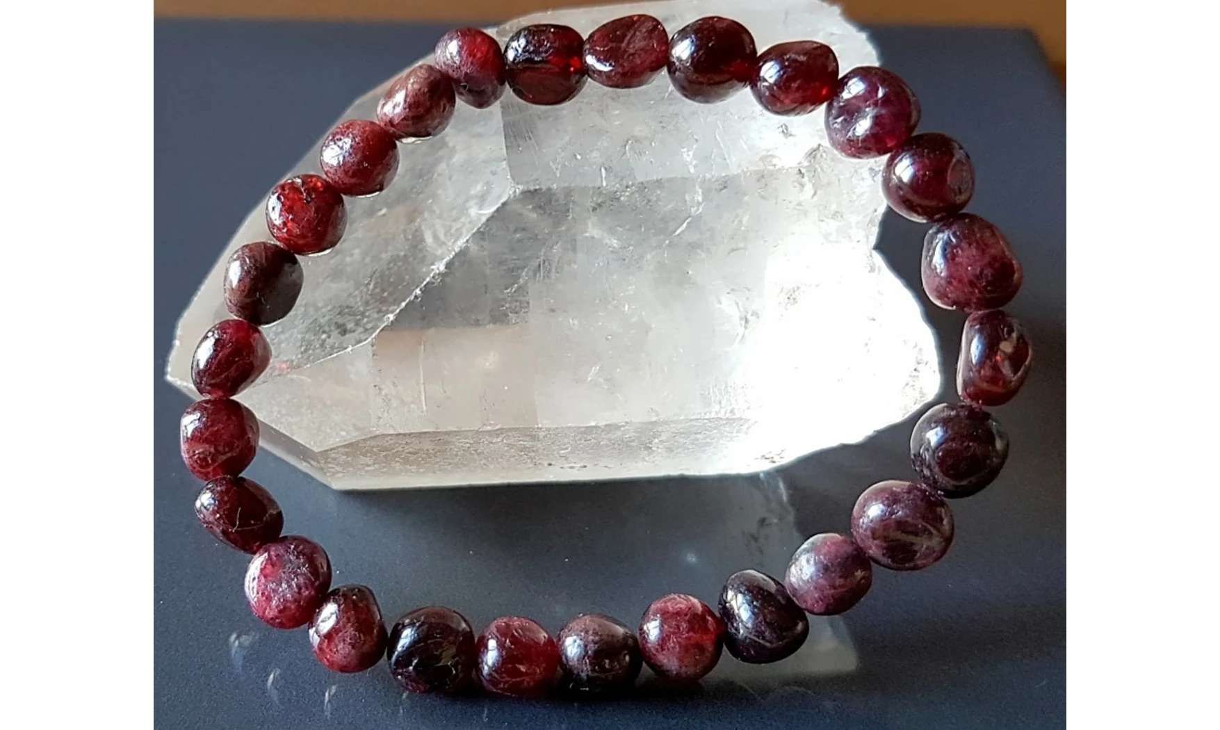 Grenat Bracelet Pépite pierres