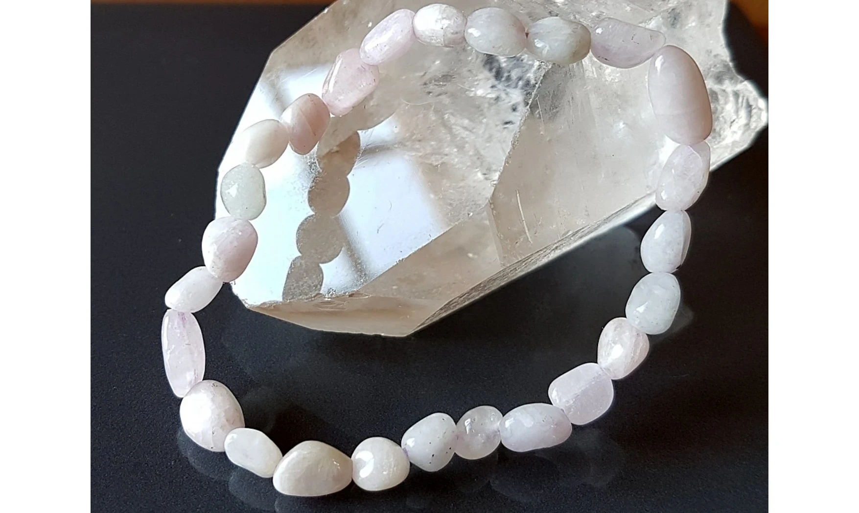 Kunzite Bracelet Pépite pierres