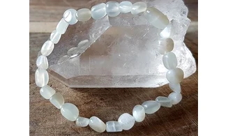 Pierre de Lune Bracelet Pépite pierres