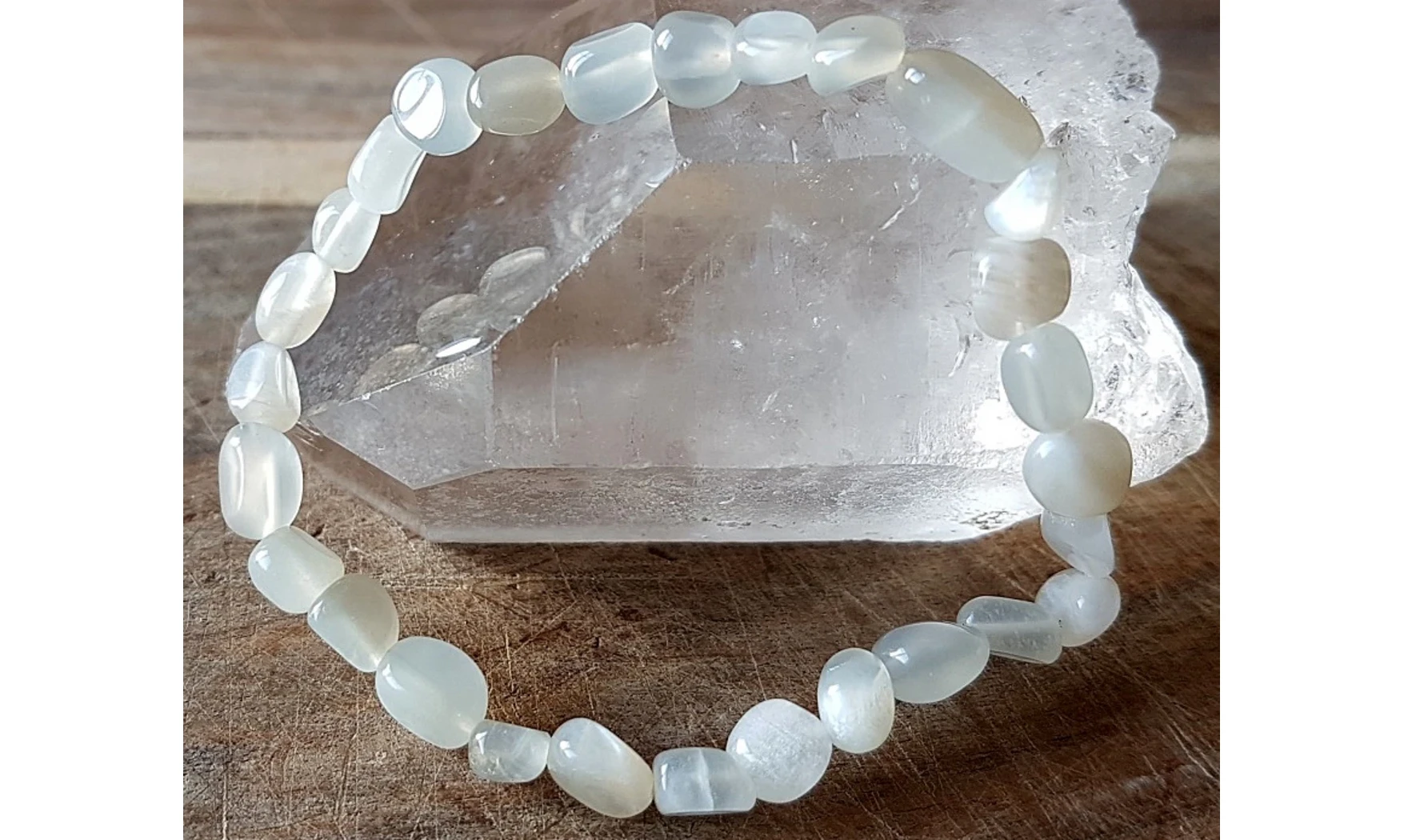 Pierre de Lune Bracelet Pépite pierres