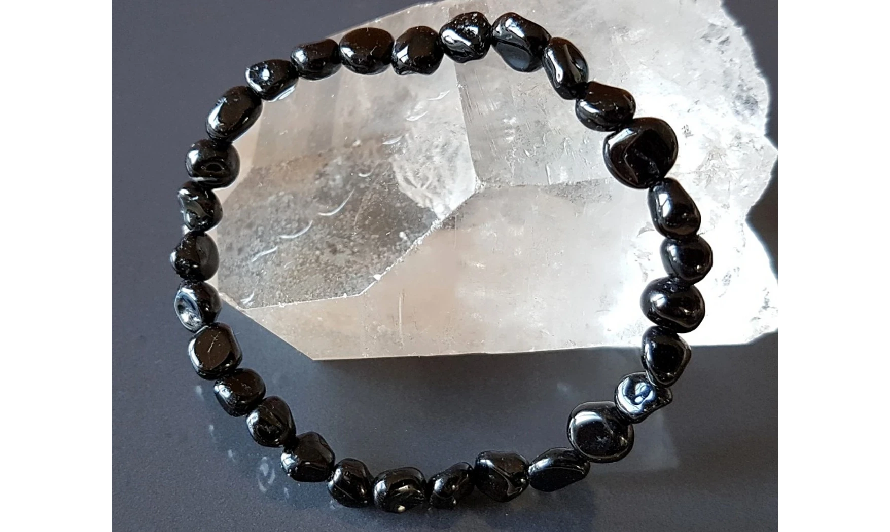 Tourmaline noire Bracelet Pépite pierres