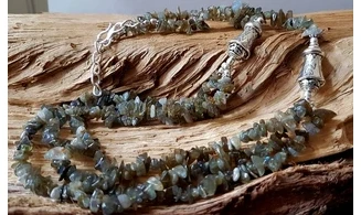 Labradorite Collier 3 rangs