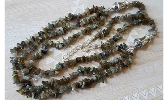 Labradorite Collier 3 rangs