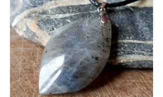 Labradorite Galet 4 pierre pendentif