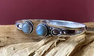Labradorite Bangle bracelet pierre
