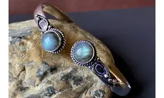Labradorite Bangle bracelet pierre