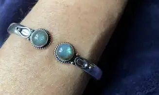 Labradorite Bangle bracelet pierre