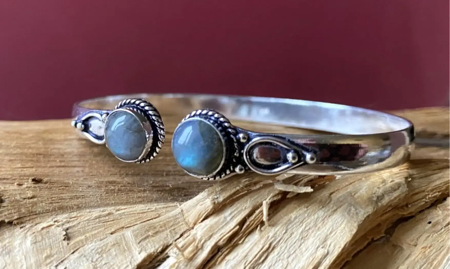 Labradorite Bangle bracelet pierre