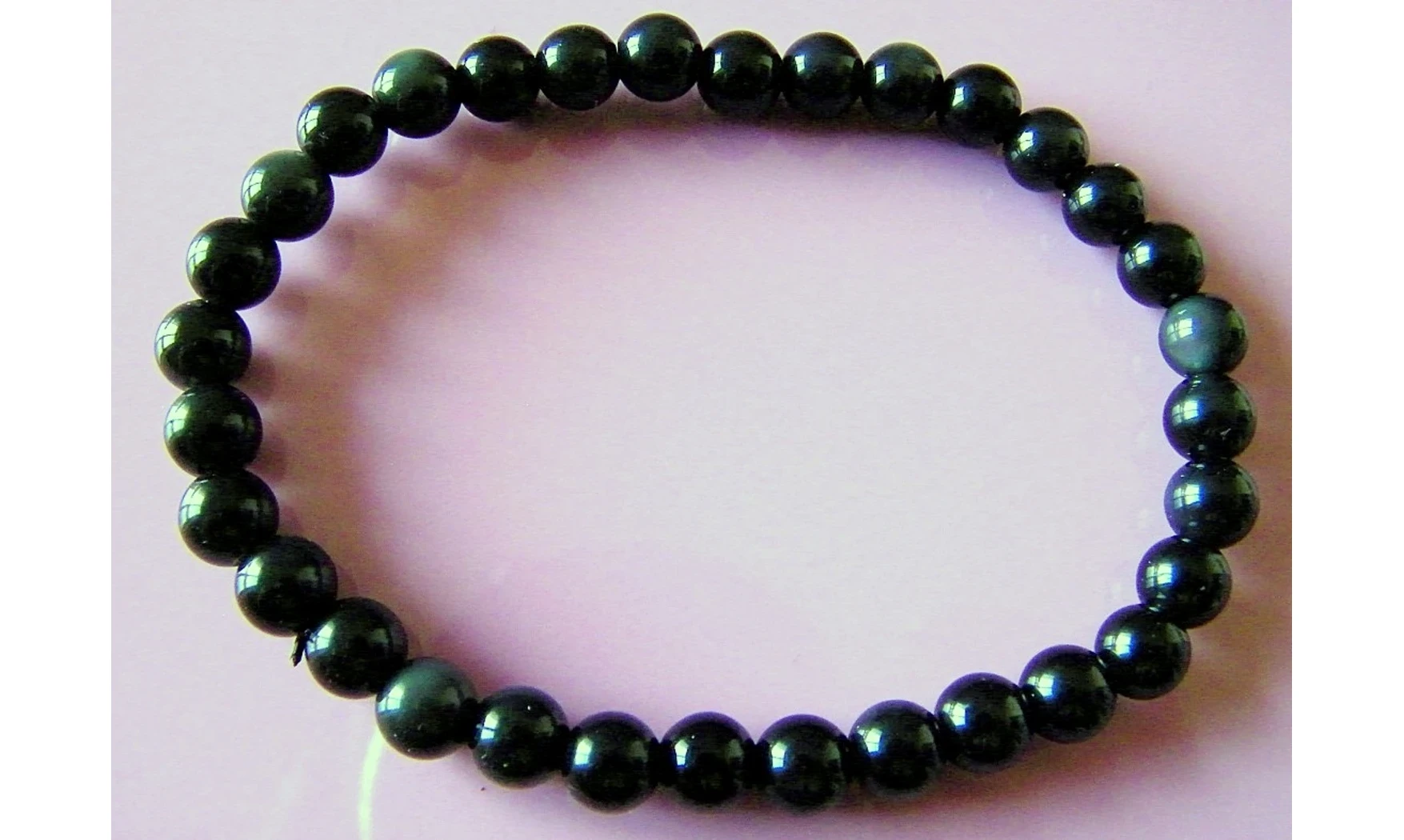 Obsidienne Oeil Céleste bracelet Boules