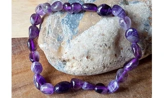 Améthyste Bracelet Pépite pierres
