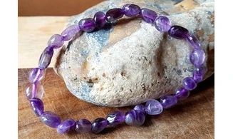 Améthyste Bracelet Pépite pierres