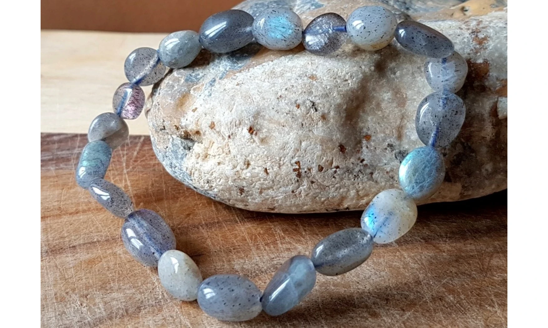 Labradorite Bracelet Pépite pierres