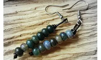 Moss Agate Earrings