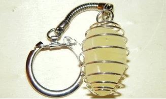 Orange Calcite Key-rings