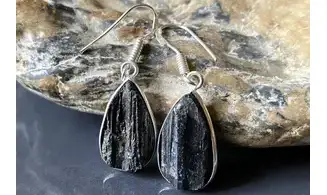 Black Tourmaline 925 Silver plated