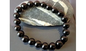 Tourmaline noire pierres Boules Bracelet