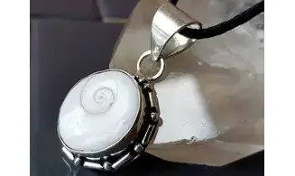 Shiva eye shell 1 & 925 Silver plated