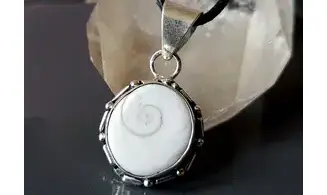 Oeil Sainte Lucie 1 pendentif & Argent