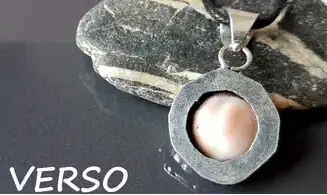 Oeil Sainte Lucie 1 pendentif & Argent