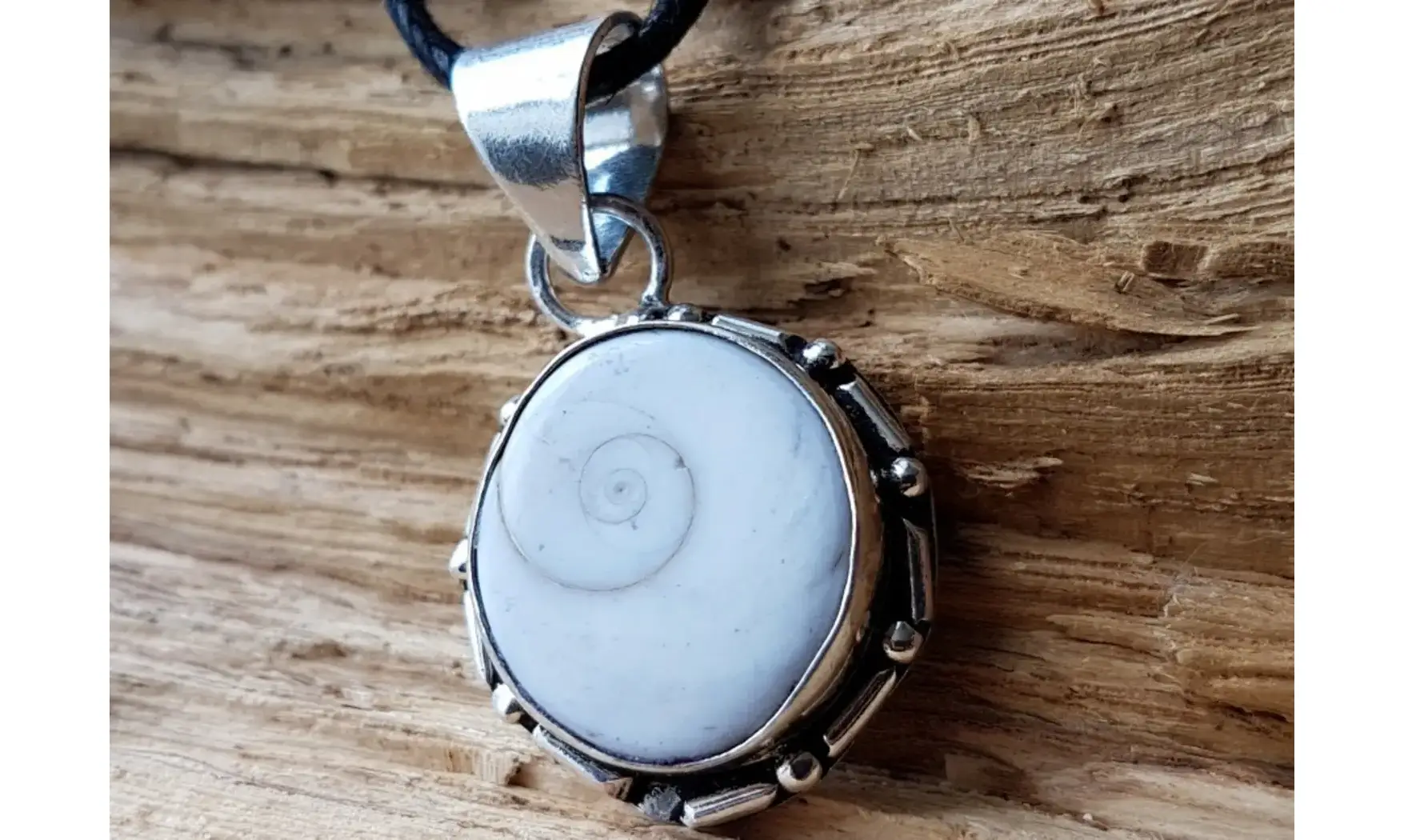 Oeil Sainte Lucie 1 pendentif & Argent