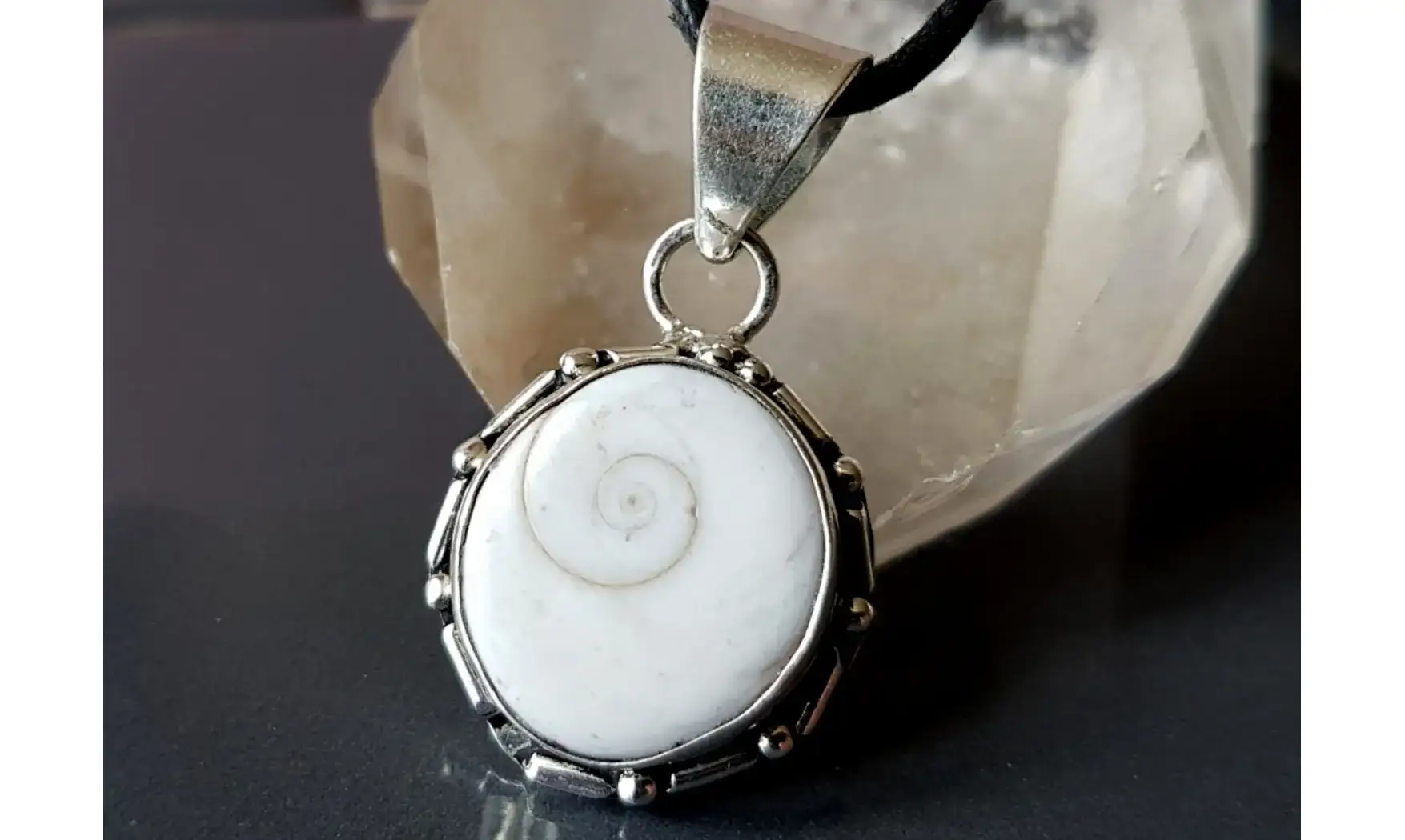 Oeil Sainte Lucie 1 pendentif & Argent