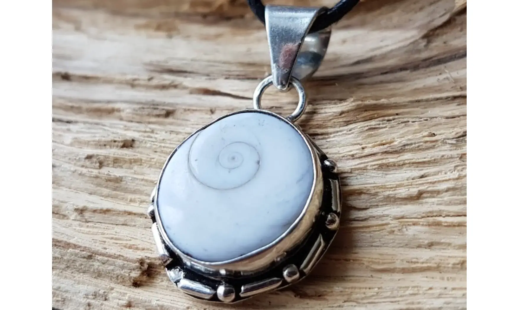 Oeil Sainte Lucie 1 pendentif & Argent