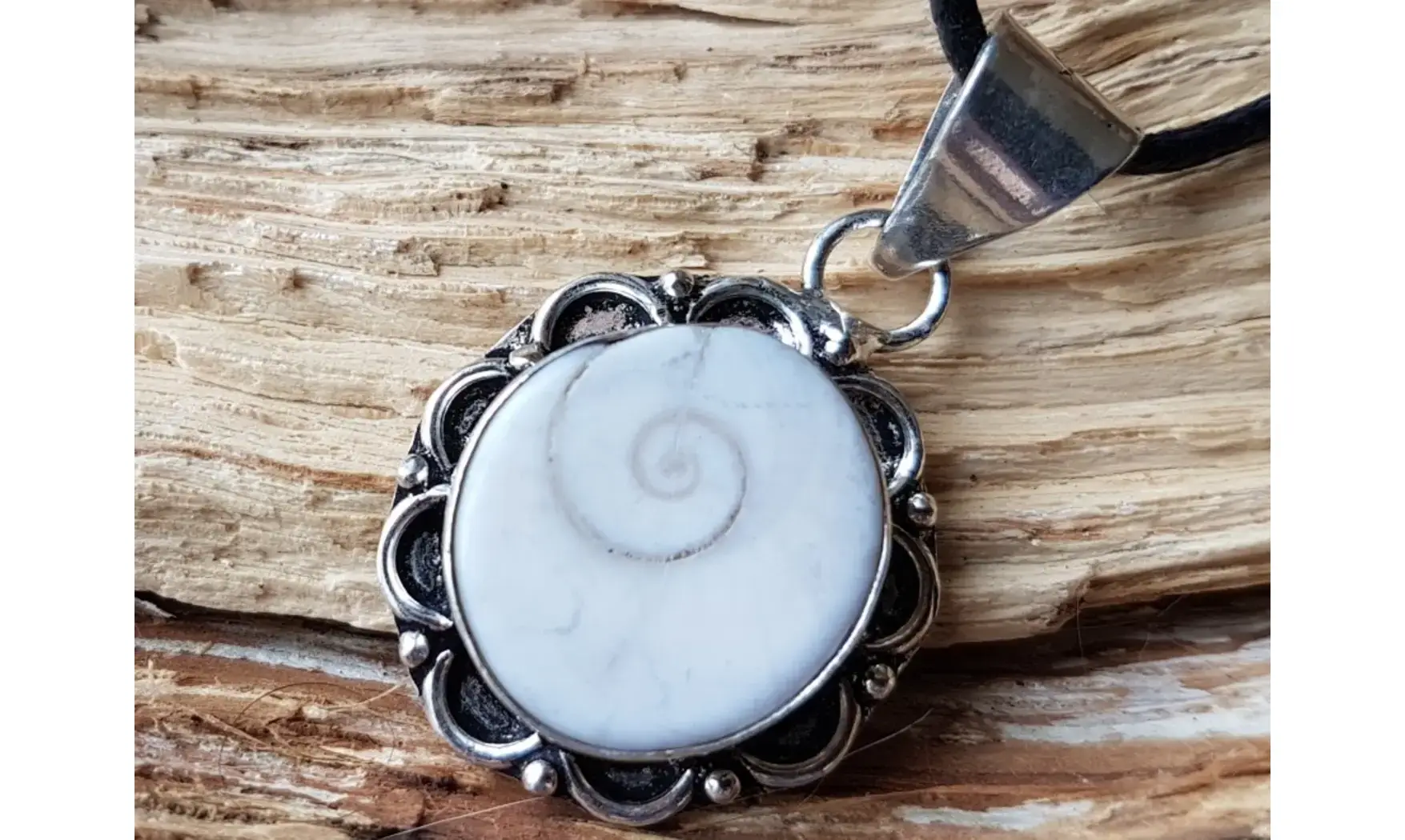 Oeil Sainte Lucie 2 pendentif & Argent