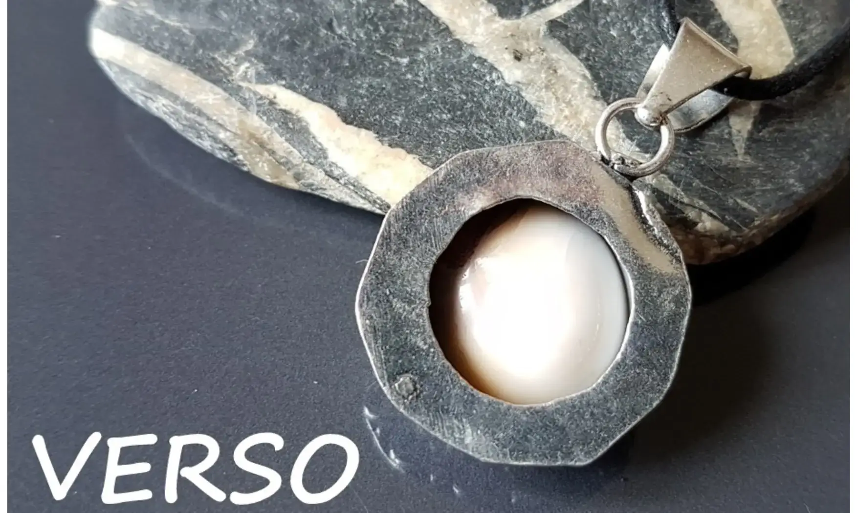 Oeil Sainte Lucie 2 pendentif & Argent