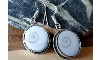 Shiva eye Shell 925 Silver plated 1