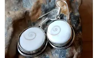 Shiva eye Shell 925 Silver plated 1