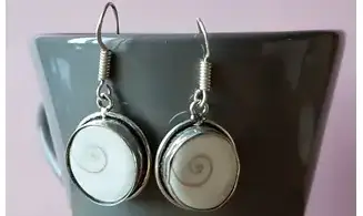 Shiva eye Shell 925 Silver plated 1