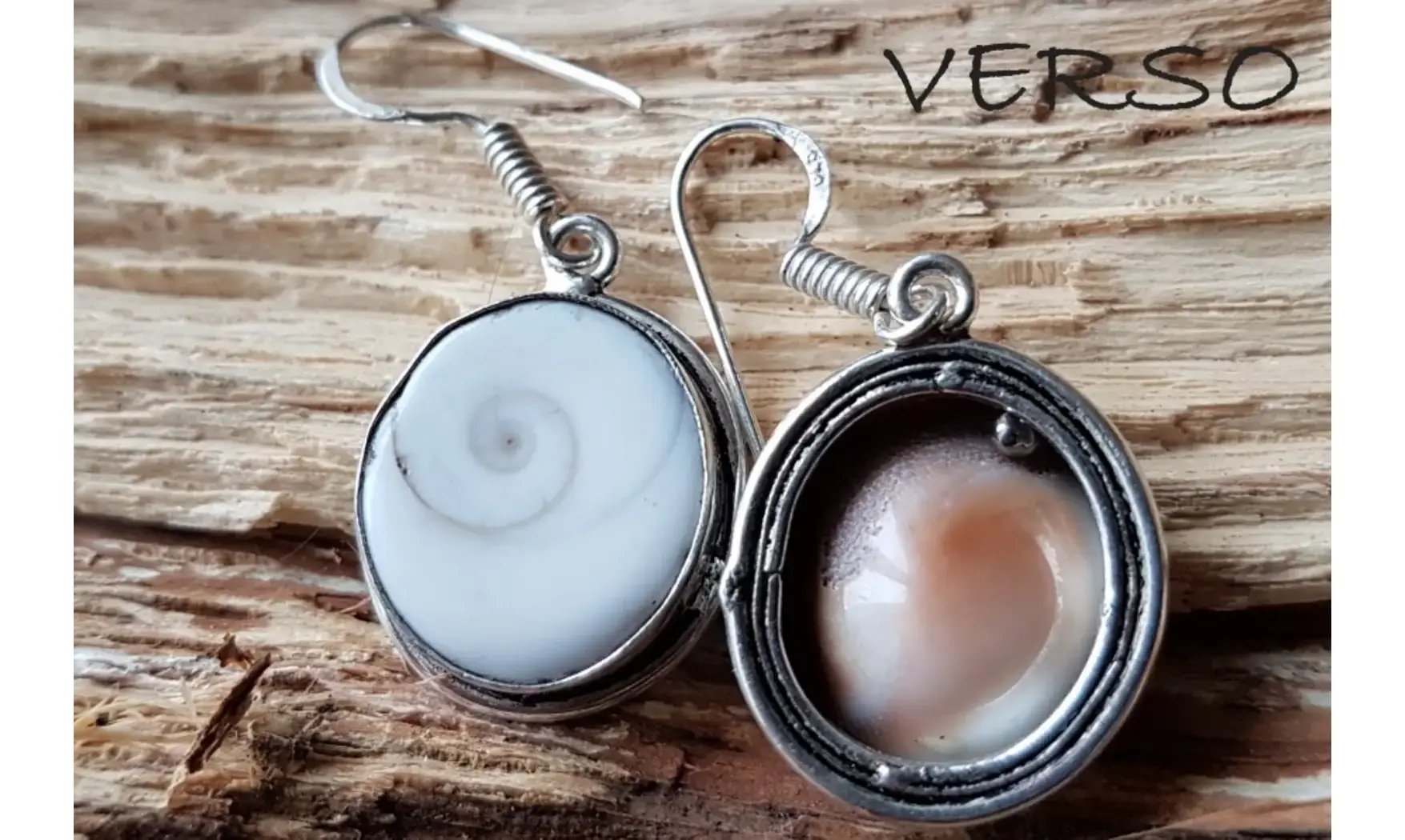 Shiva eye Shell 925 Silver plated 1