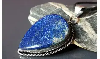 Lapis lazuli pendentif & Argent 4
