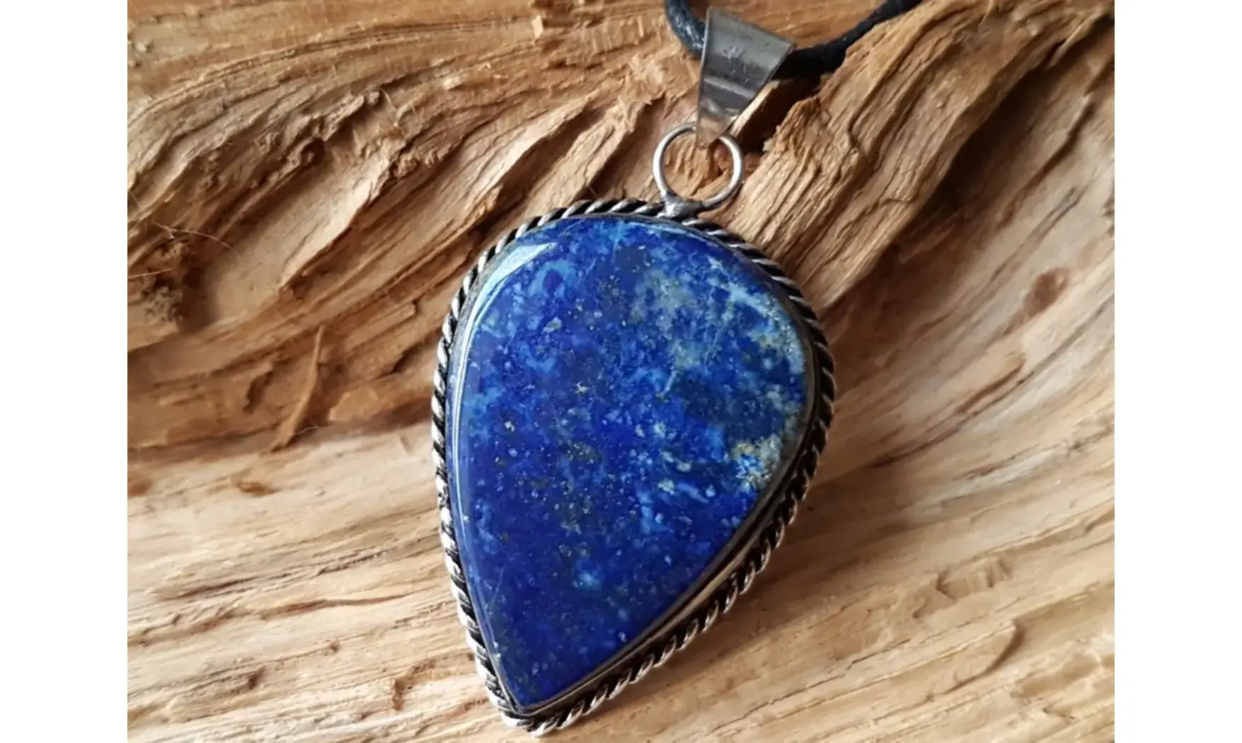 Lapis lazuli pendentif & Argent 4