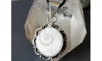 Oeil Sainte Lucie 4 pendentif & Argent