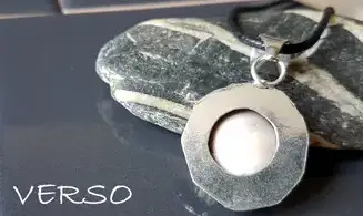 Oeil Sainte Lucie 4 pendentif & Argent