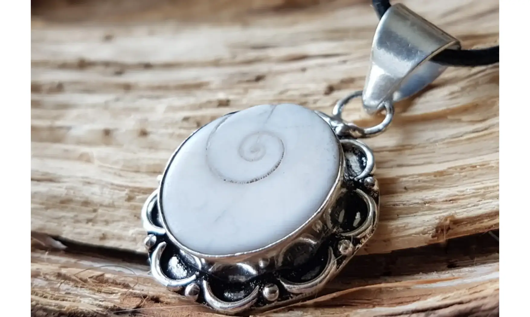Oeil Sainte Lucie 4 pendentif & Argent