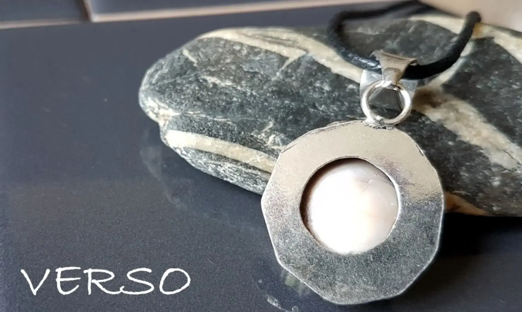 Oeil Sainte Lucie 4 pendentif & Argent