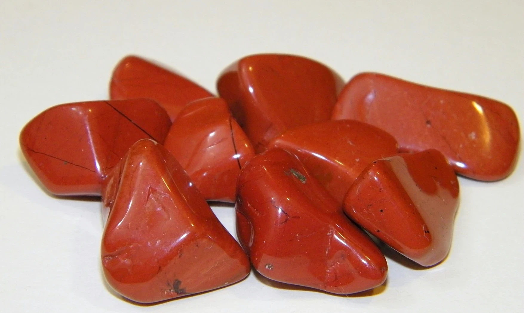 Jaspe Rouge pierre roulée