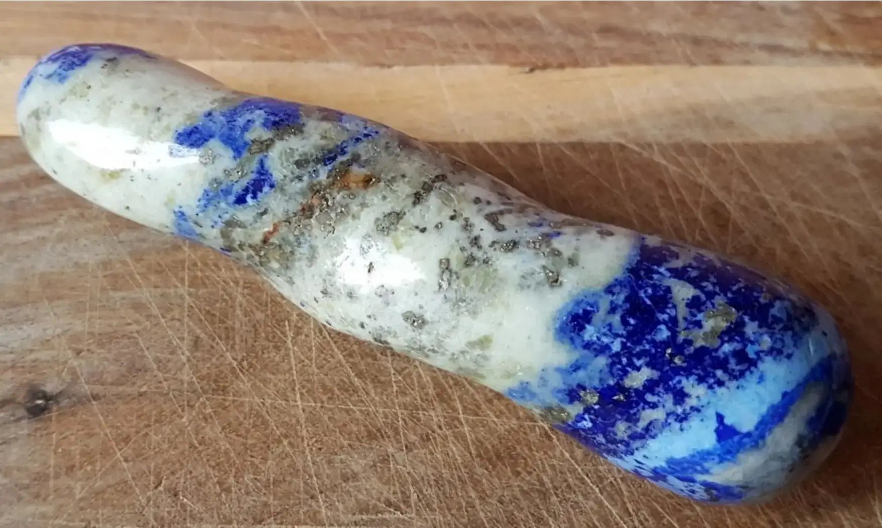 Lapis lazuli Bâton Massage pierre 1