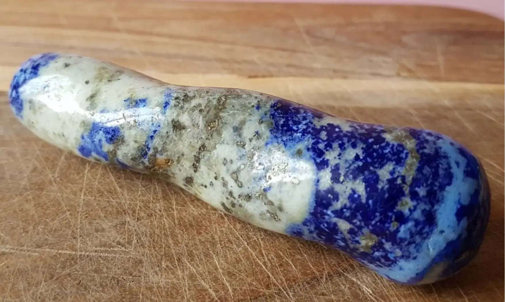 Lapis lazuli Bâton Massage pierre 1