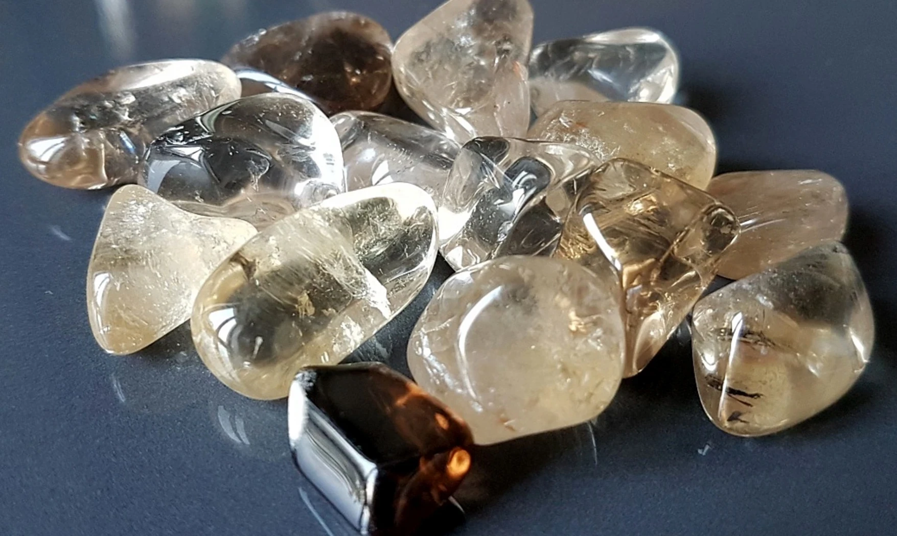 Citrine Naturelle pierre roulée