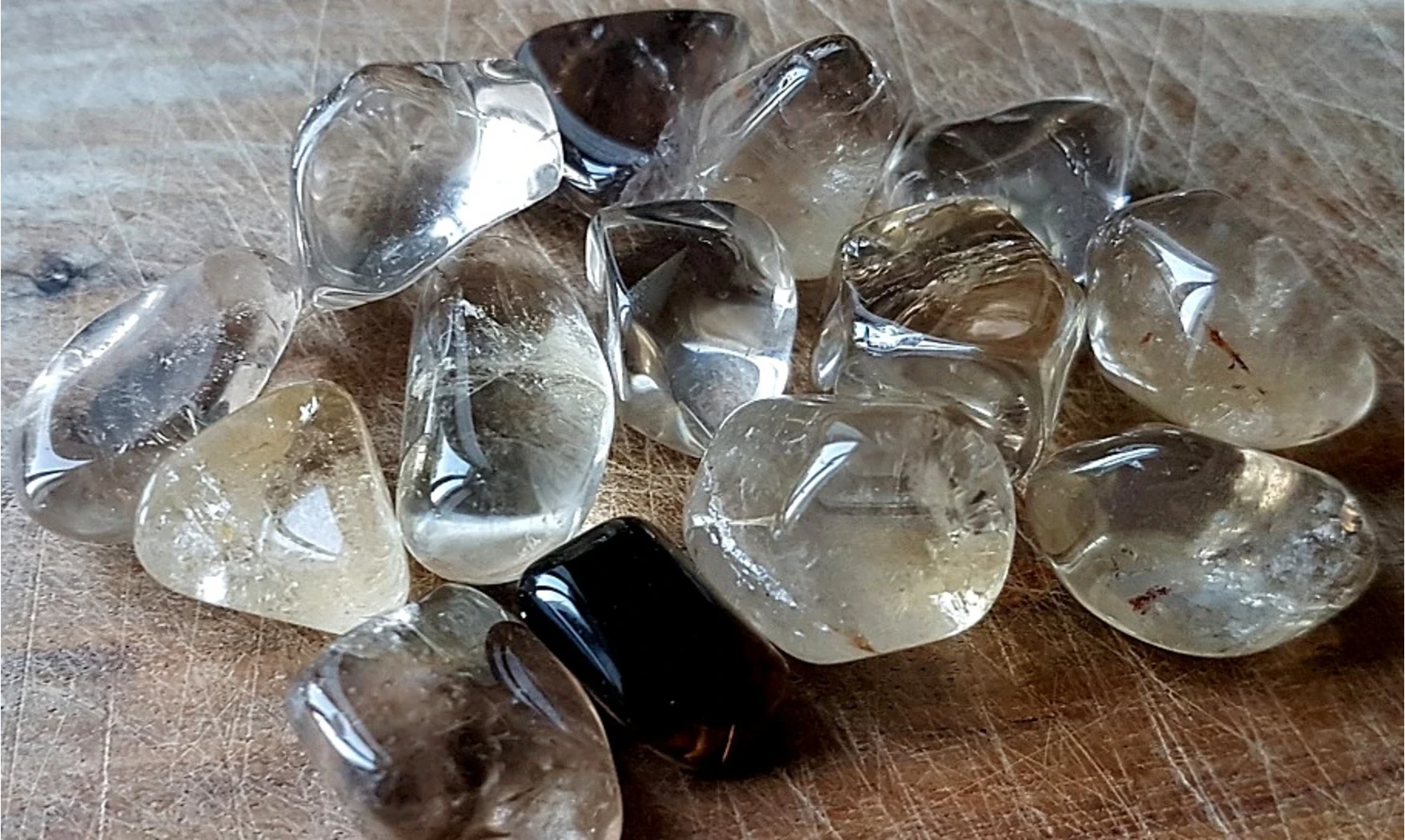 Citrine Naturelle pierre roulée
