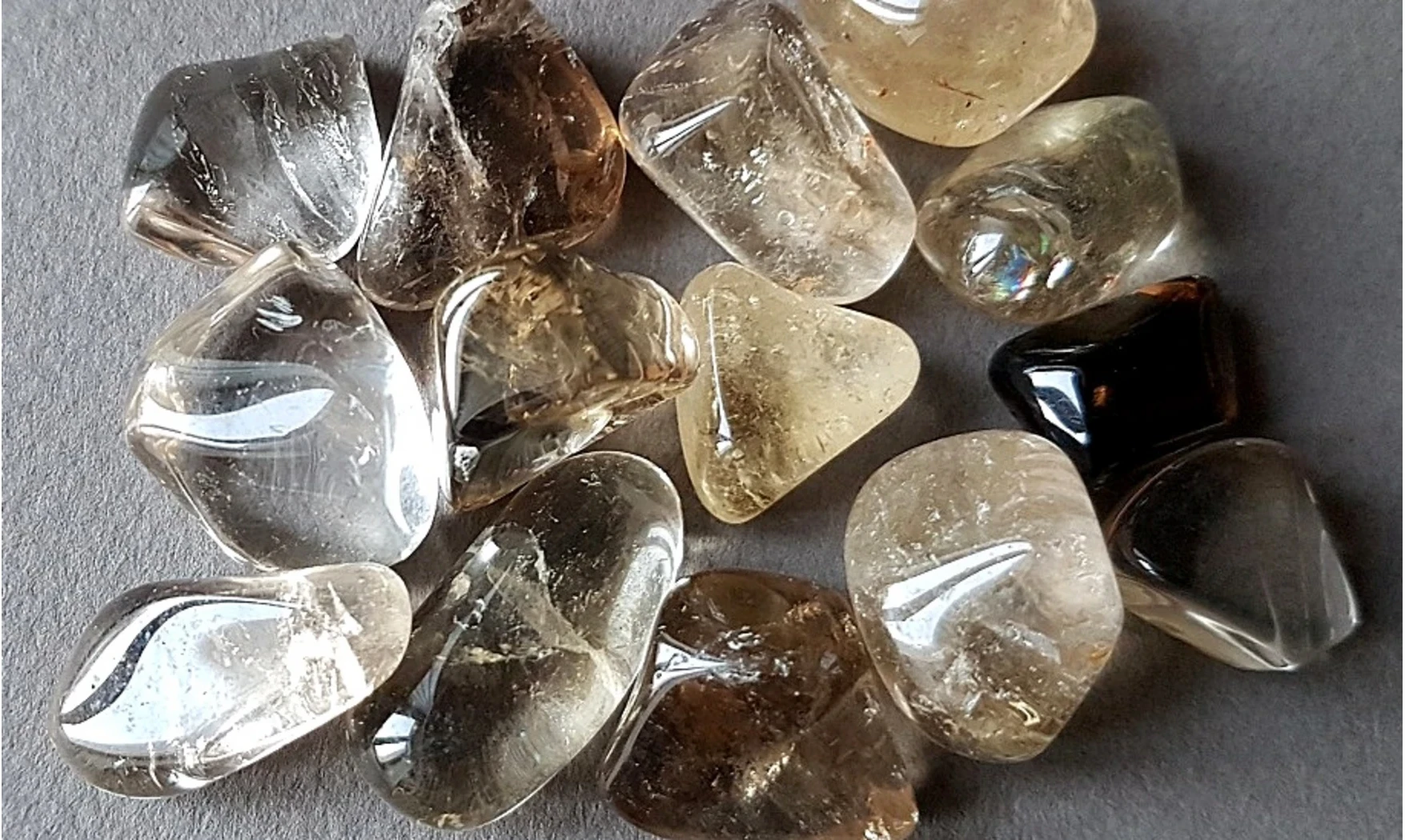 Citrine Naturelle pierre roulée