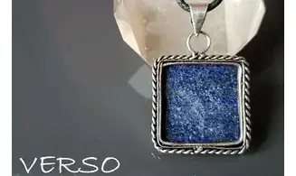 Lapis lazuli pendentif & Argent 5