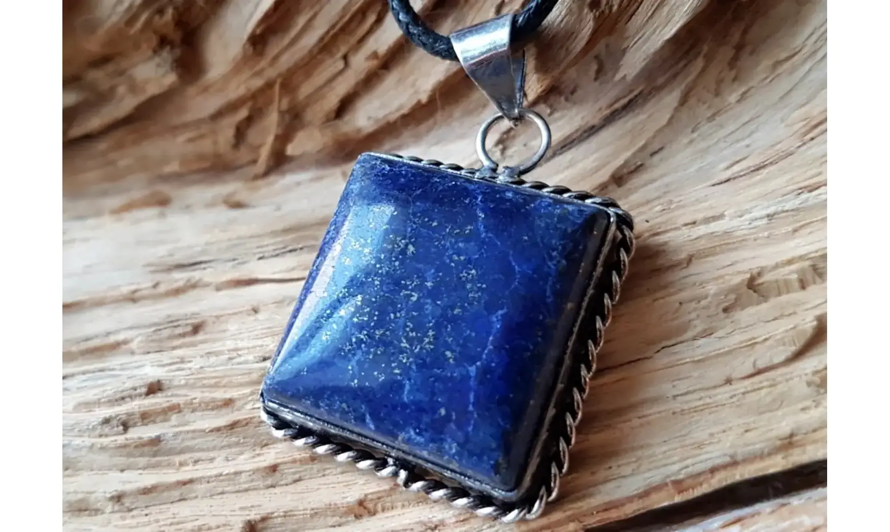 Lapis lazuli pendentif & Argent 5