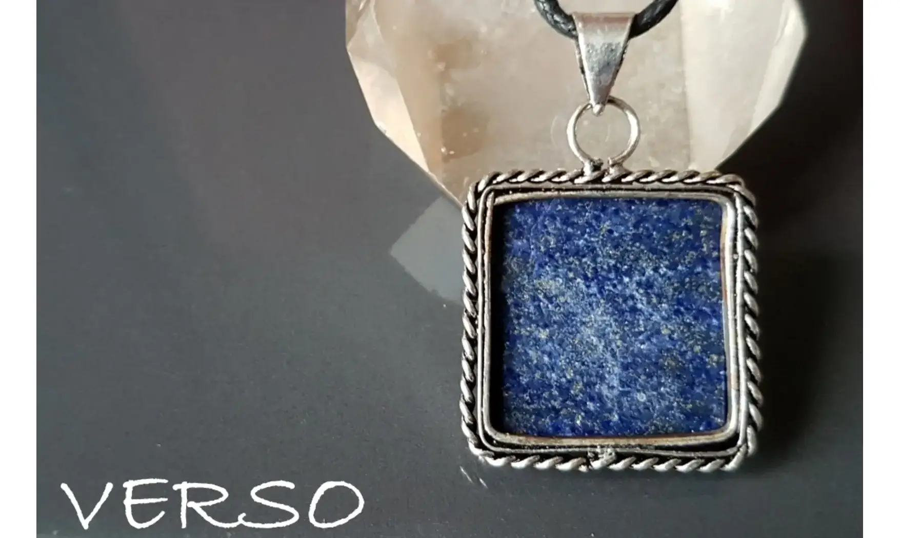 Lapis lazuli pendentif & Argent 5